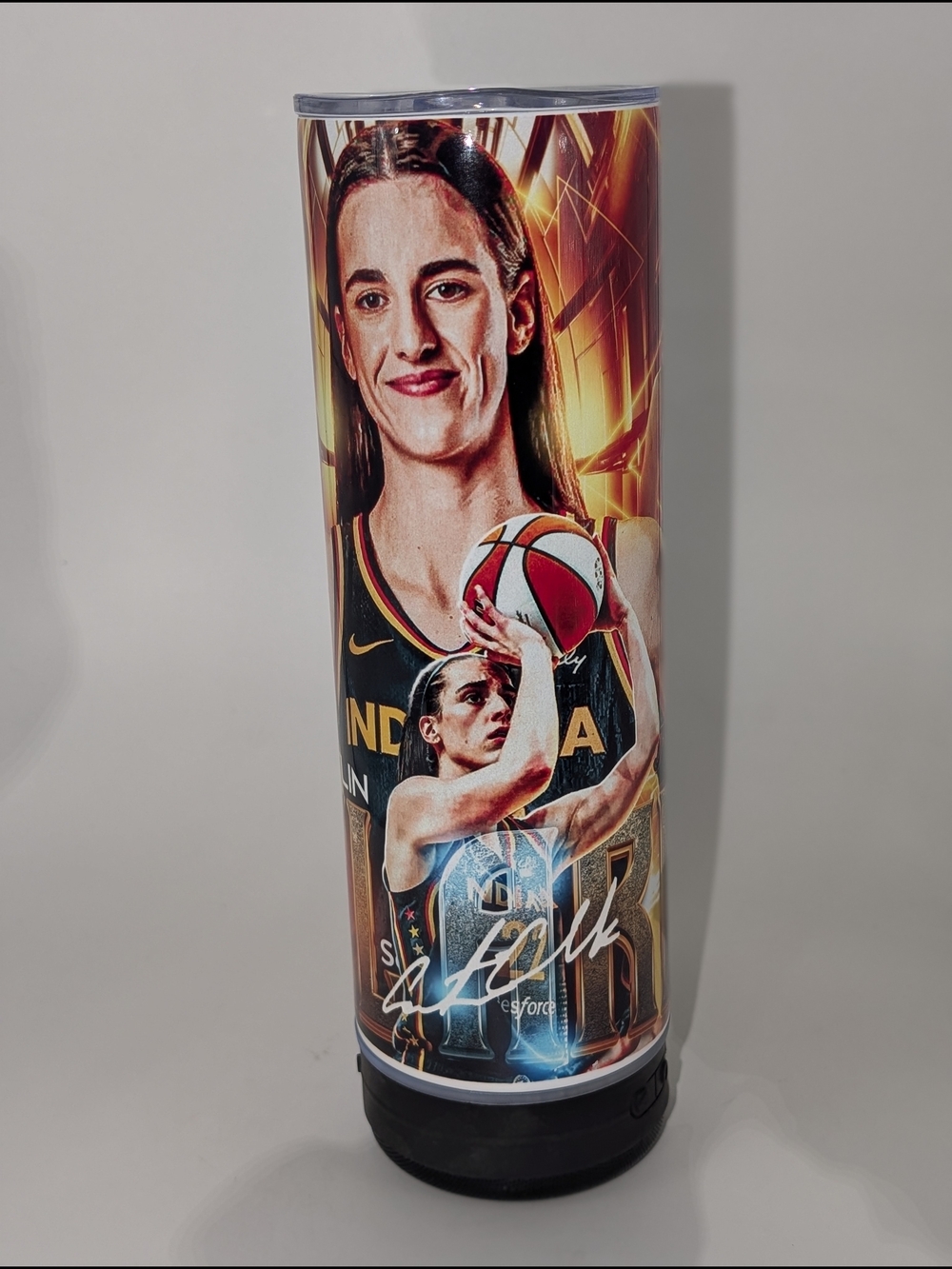 Caitlin Clark WNBA Signature Bluetooth Audio Tumbler 20oz - Brandnew